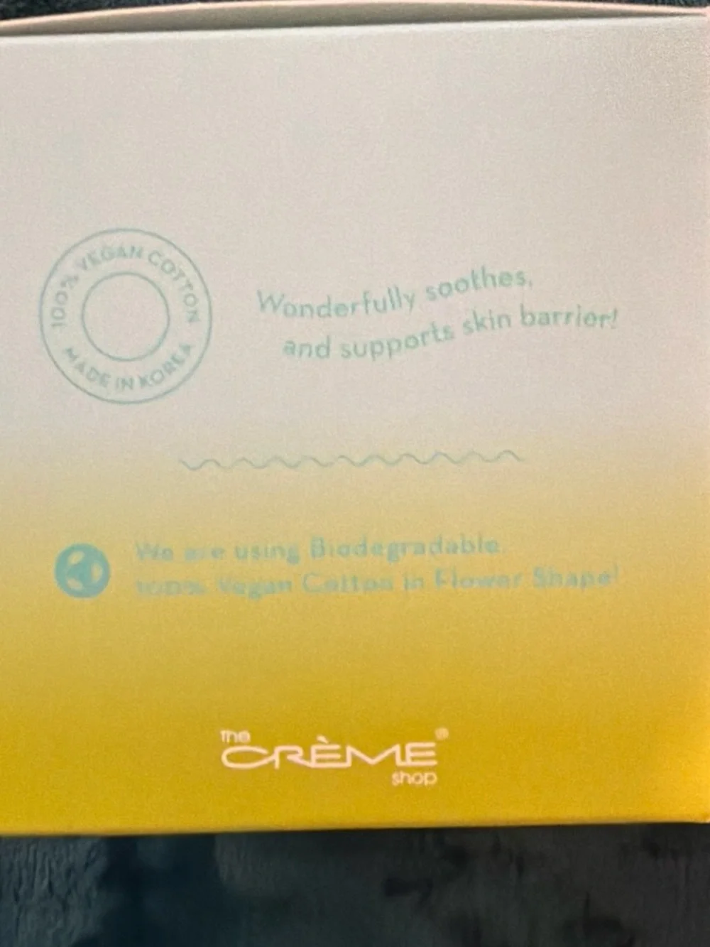 The Crème Shop Centella Relief Skin Barrier Toner Pads - Green/Yellow